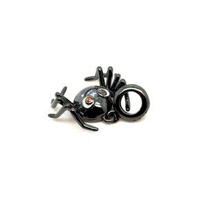 Gnoce S925 Red Eyes Black Spider